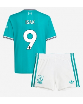 Billige Fotballdrakt Liverpool Alexander Isak #9 Replika Tredjedraktsett Barn 2025-26 Kortermet (med bukser)